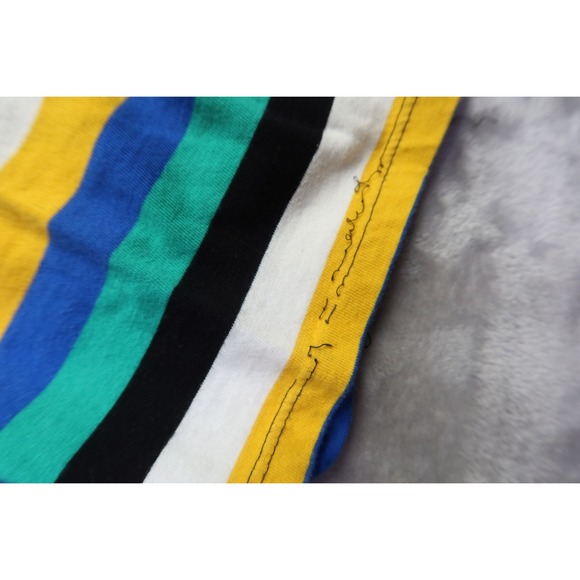 Guess Ringer T Shirt Men's Size L Striped Retro Vintage 90's Y2K Vintage - Picture 3 of 10